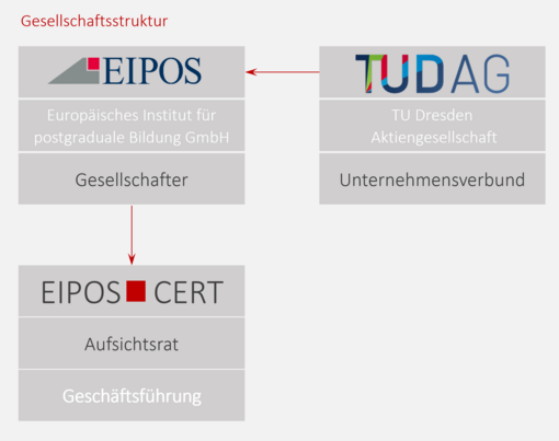 Grafische Übersicht über die Gesellschaftsstruktur